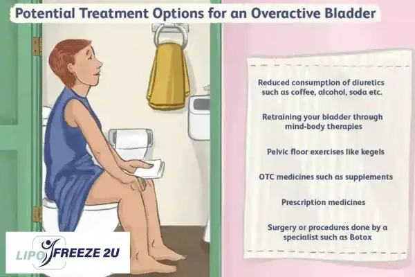 image of woman on toilet because of an overactive bladder Croydon