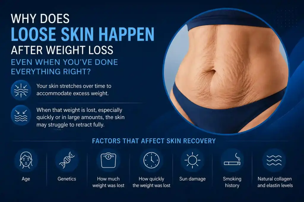 Why Does Loose Skin Happen After Weight Loss Even When You’ve Done Everything Right Croydon?