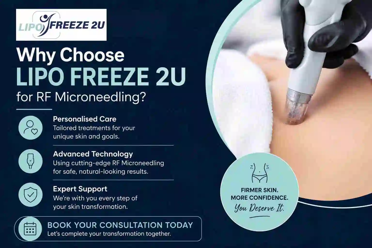 Why Choose LIPO FREEZE 2U for RF Microneedling Croydon?